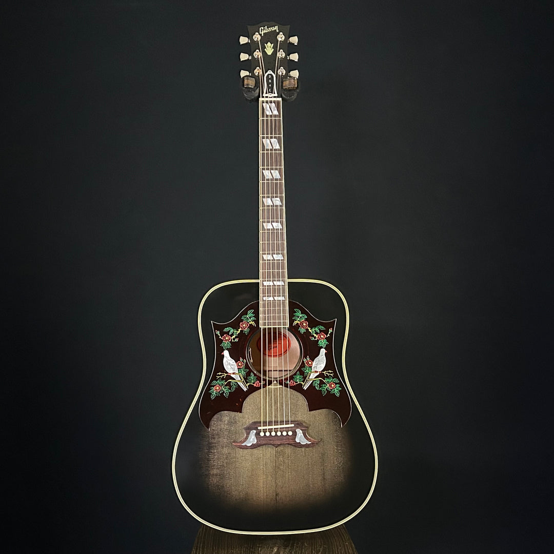 Gibson Dove Quilt Double Pickguard - Trans Ebony