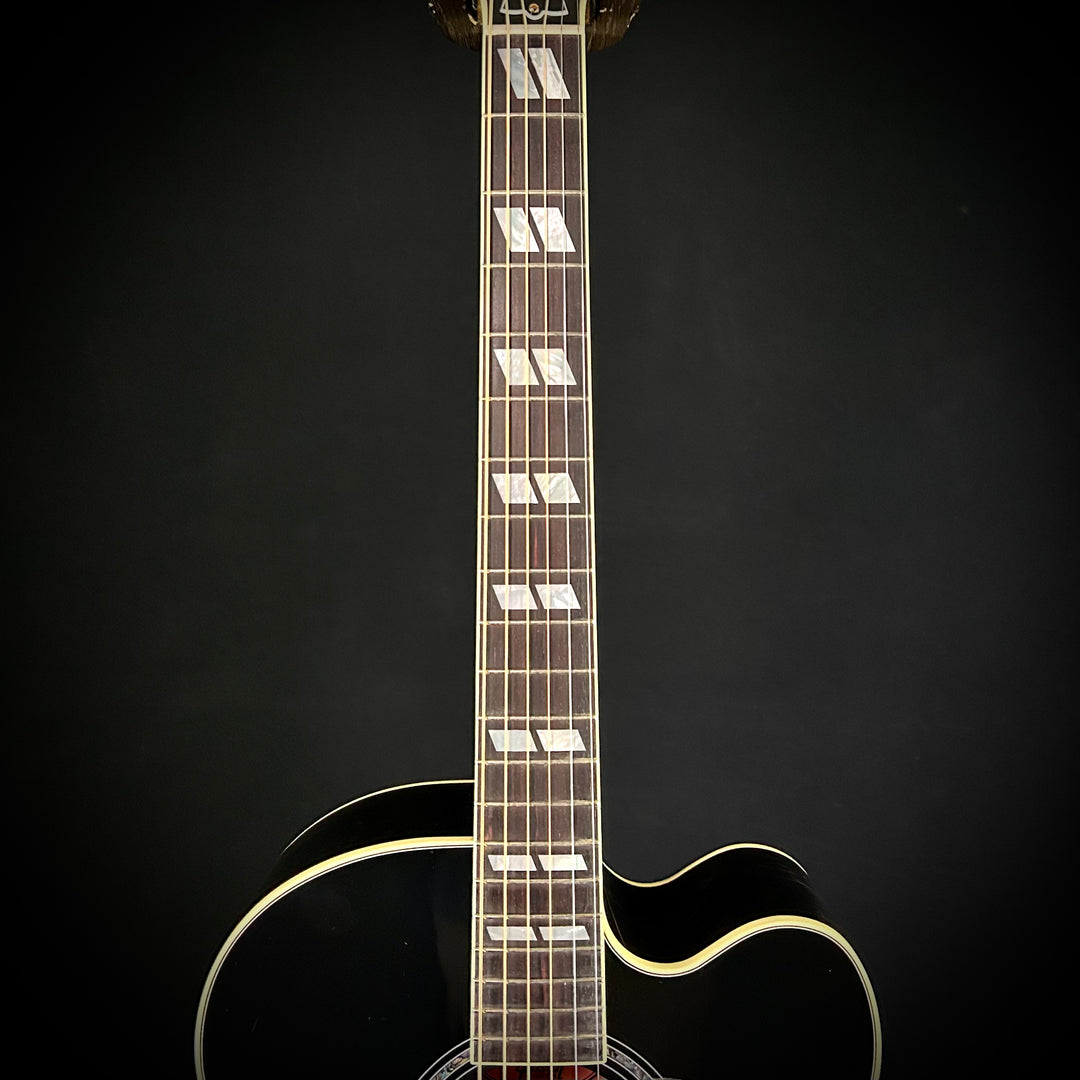 Gibson MV Custom J-185 EC - Trans Black