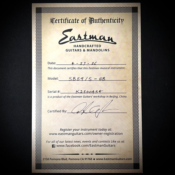 Eastman SB59/S-GB