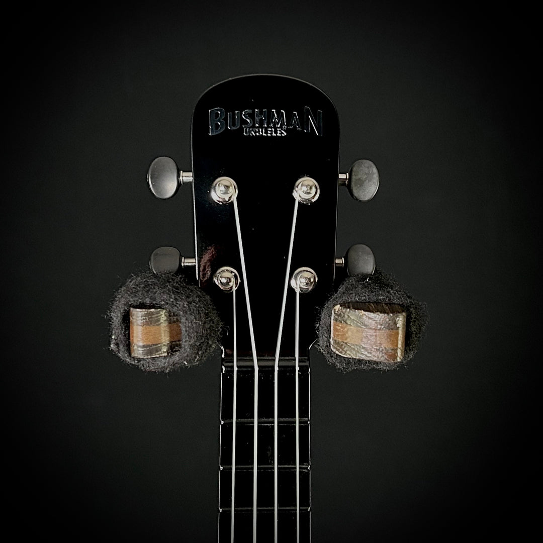 Bushman Carbon Fiber Uke w/PU - Black