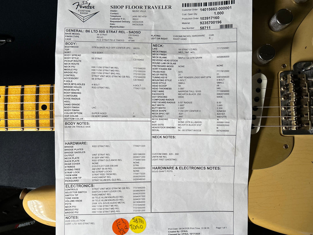 Fender Limited ‘50’s Stratocaster Relic Super Aged