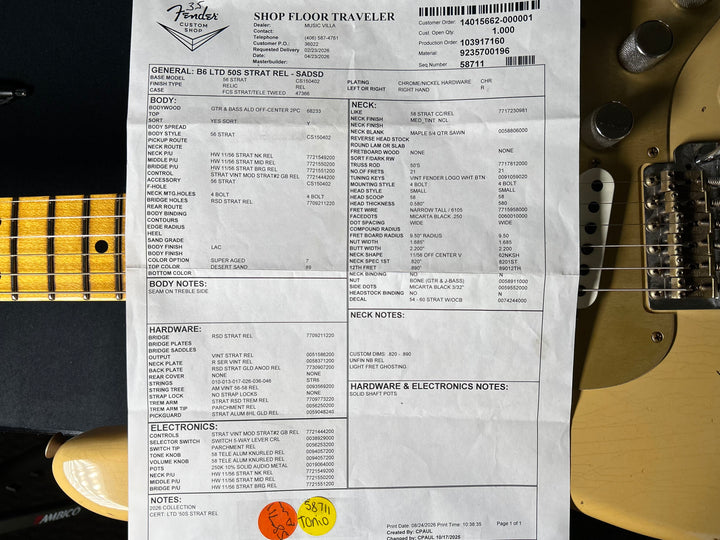 Fender Limited ‘50’s Stratocaster Relic Super Aged