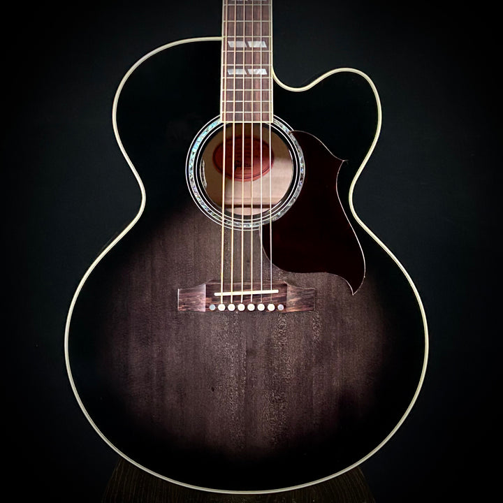 Gibson MV Custom J-185 EC - Trans Black