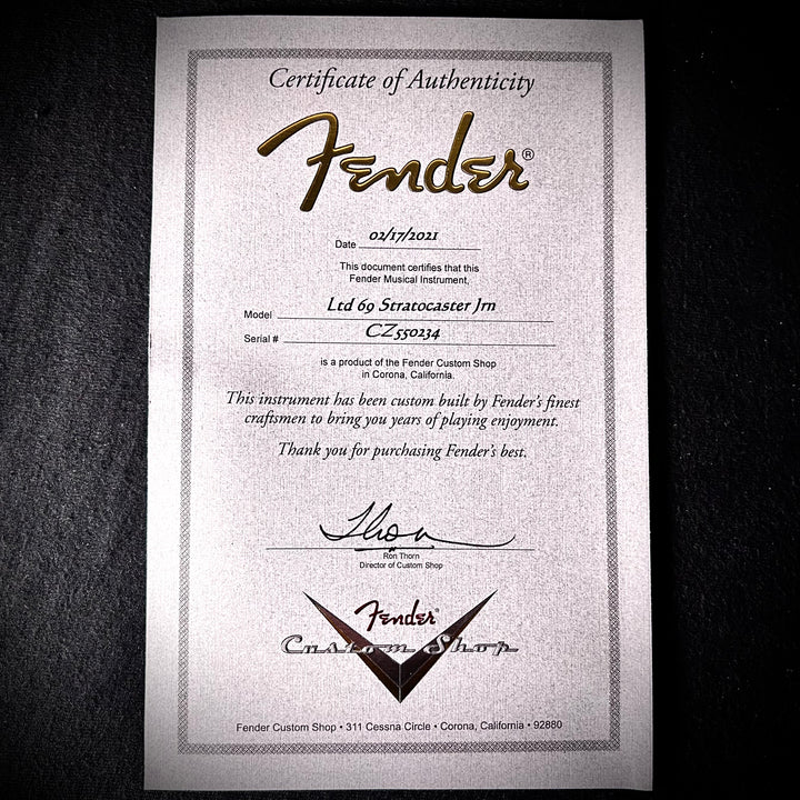 Fender Custom Shop Limited Edition 1969 Stratocaster Journeyman Aged (USED)