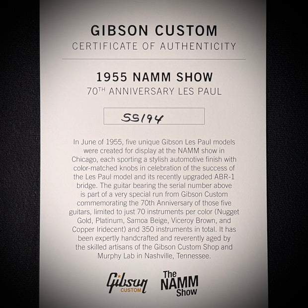 Gibson 1955 LP Standard Limited NAMM Show Commemorative