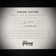 Gibson MV Custom SJ-200 Quilted Maple - Trans Black