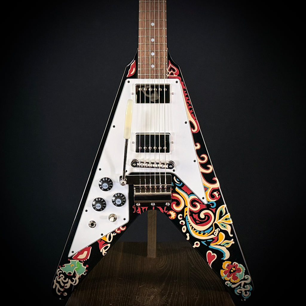 ギター Jimi Hendrix Love Drops FlyingV Lefty Epiphone Jimi Hendrix 