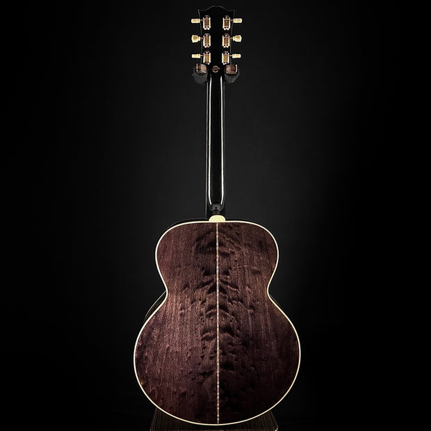 Gibson MV Custom SJ-200 Quilted Maple - Trans Black – Music Villa MT