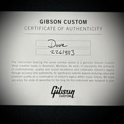 Gibson MV Custom Dove - Trans Black