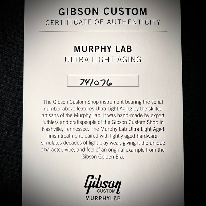 Gibson Les Paul ‘57 Murphy Lab Ultra Light Aged