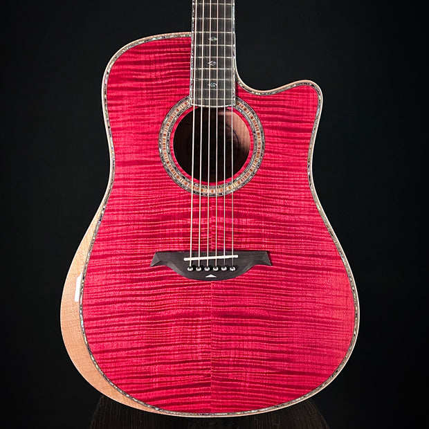 B.C. Rich Prophecy Series Acoustic Cutaway Black Cherry Quilt