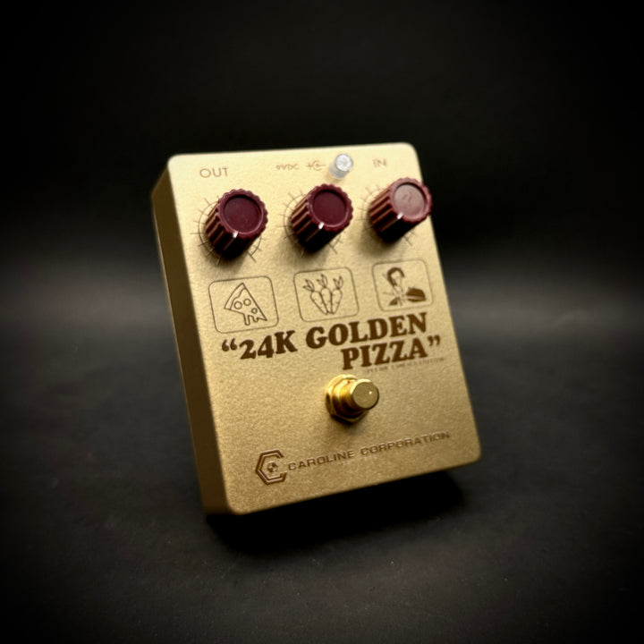 Caroline Guitar Company Limited Edition 24K Golden Pizza Fuzz