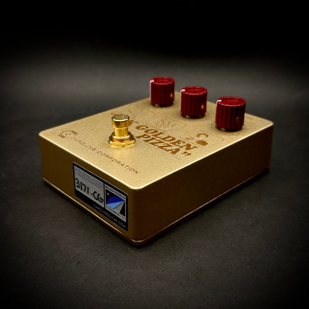 Caroline Guitar Company Limited Edition 24K Golden Pizza Fuzz