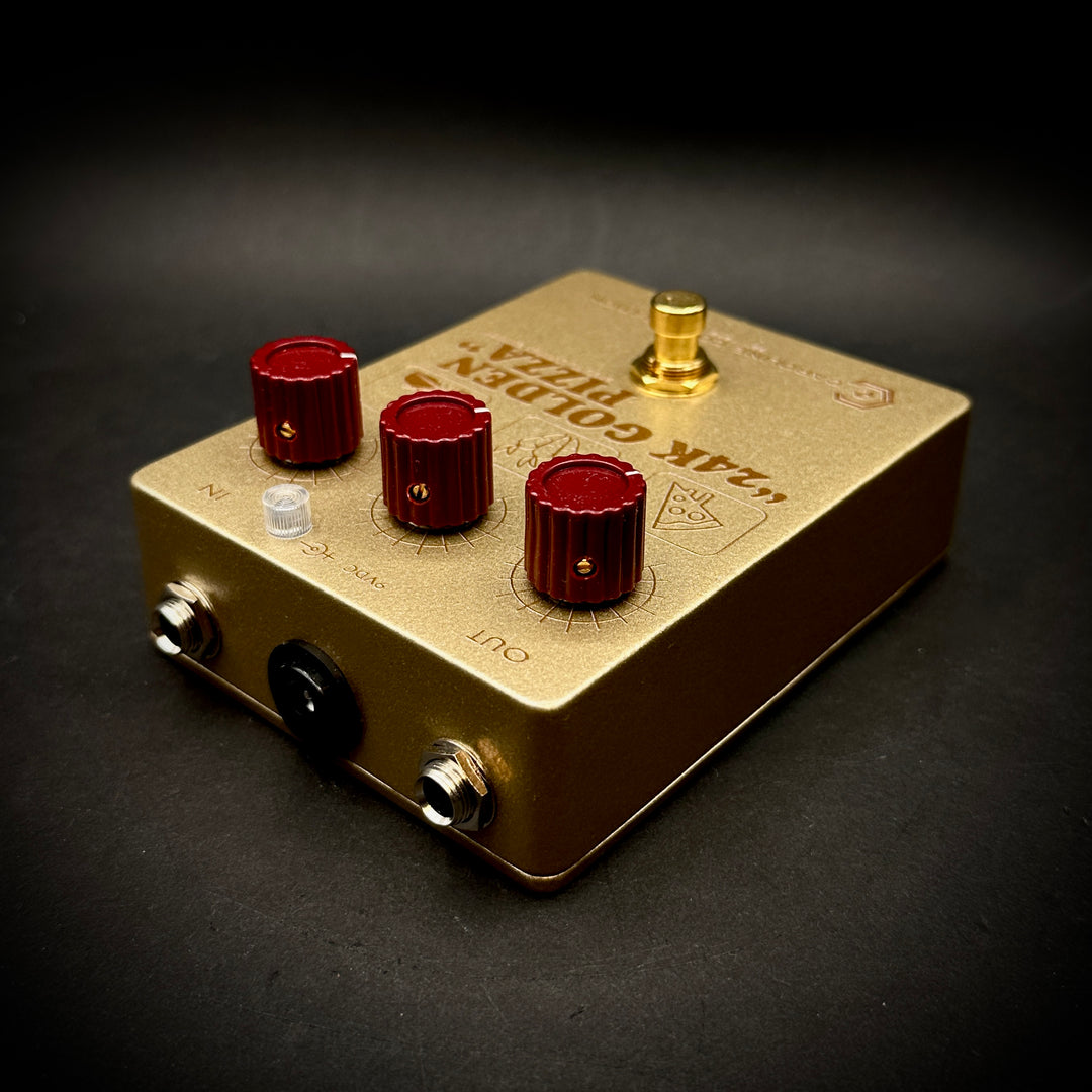 Caroline Guitar Company Limited Edition 24K Golden Pizza Fuzz