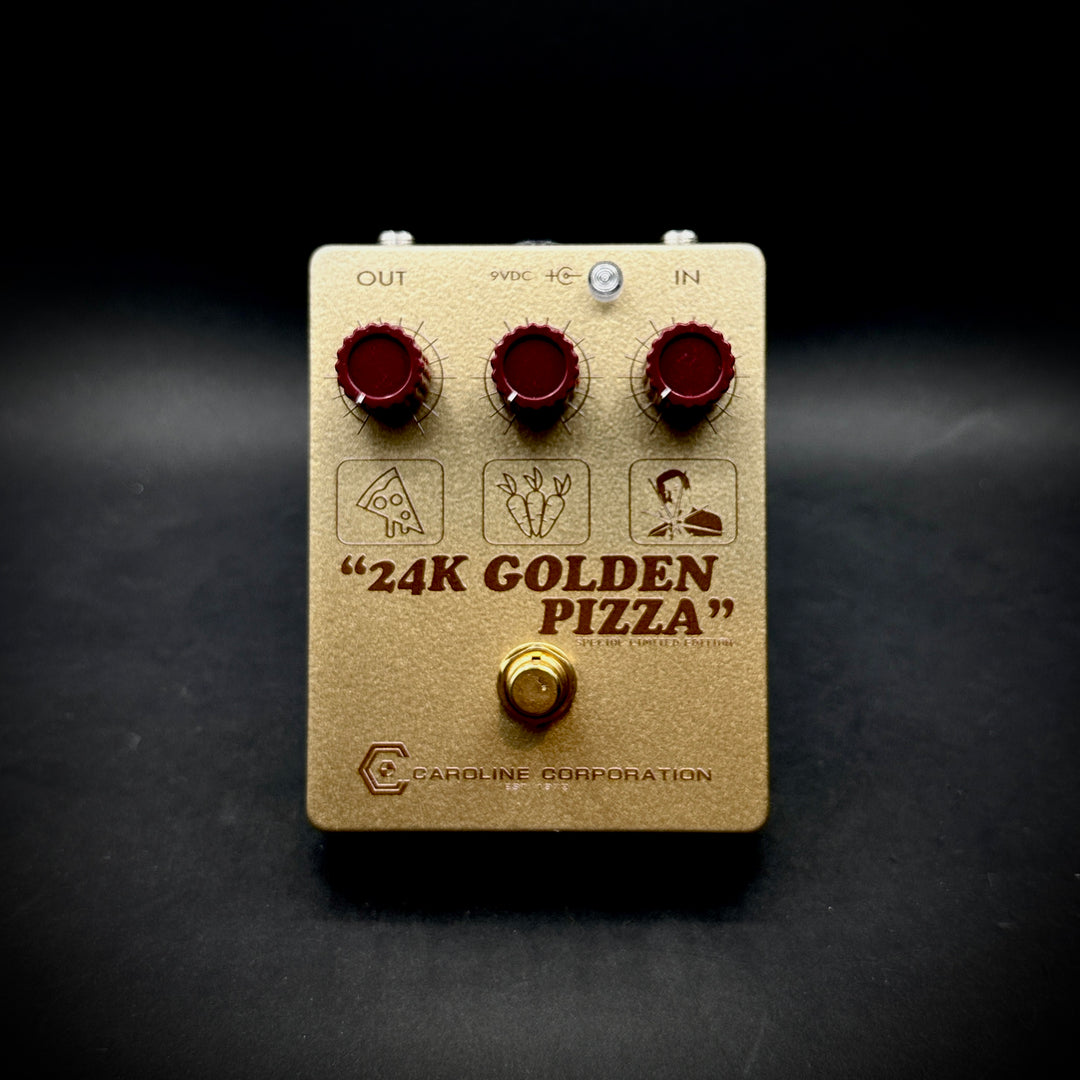 Caroline Guitar Company Limited Edition 24K Golden Pizza Fuzz