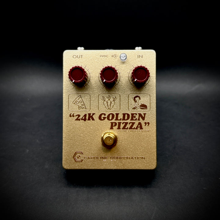 Caroline Guitar Company Limited Edition 24K Golden Pizza Fuzz