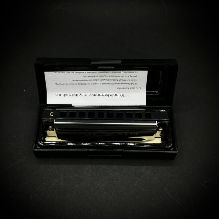 Bushman 16-C Blue Steel Harmonica