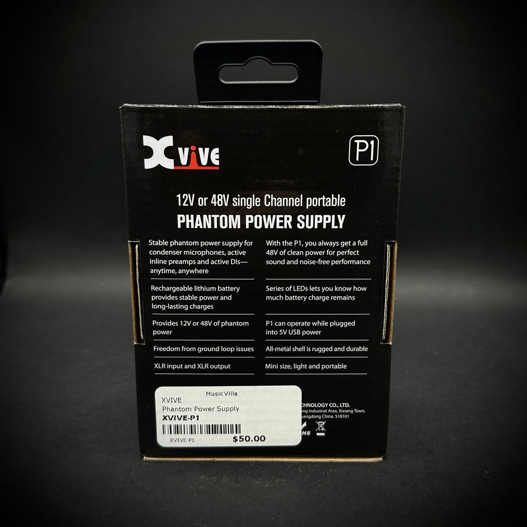 XVIVE P1 Phantom Power Supply