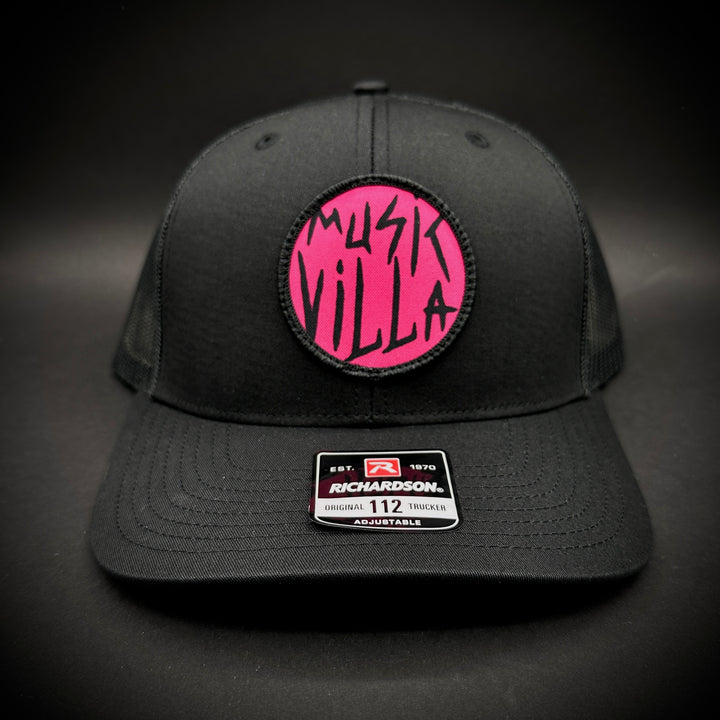 MV Pink Circle Patch Hat - Richardson 112