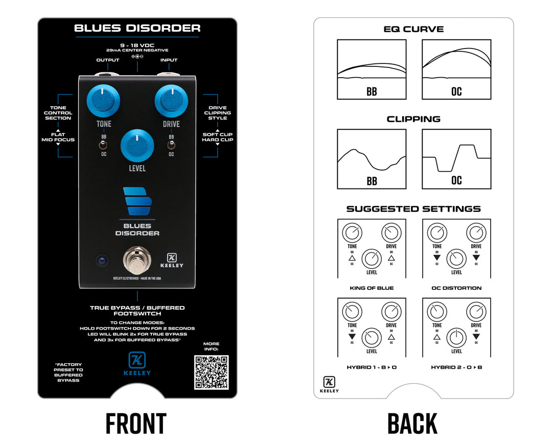 blues disorder pedal Keeley Electronics Blues Disorder Overdrive & Distortion