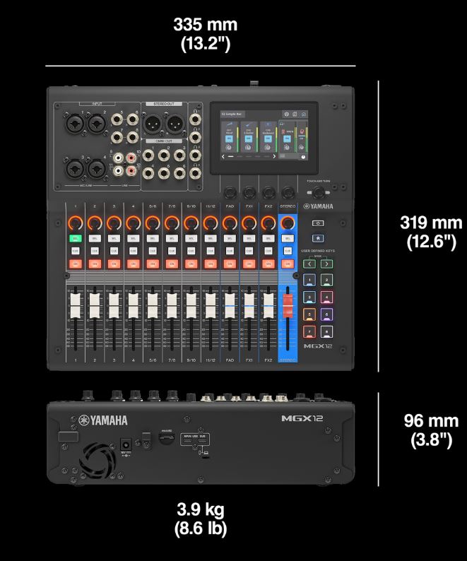 Yamaha MGX12 Digital Mixing Console