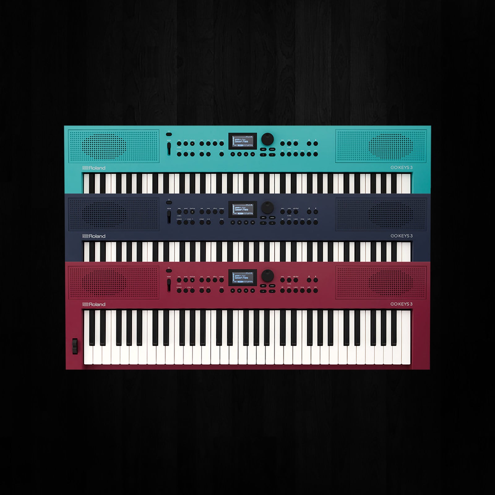 Roland GO:KEYS 3 (Red, Turquoise, or Midnight Blue) – Music Villa MT