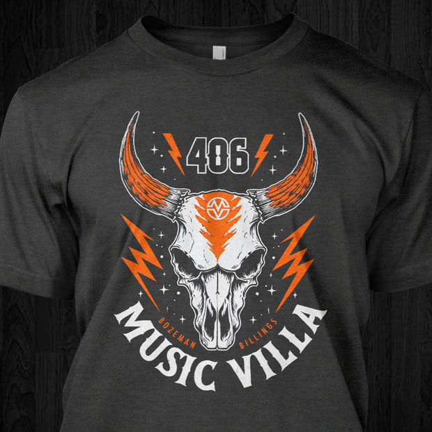 Steerhead 406 Music Villa T-Shirt – Thicker 90's Cut