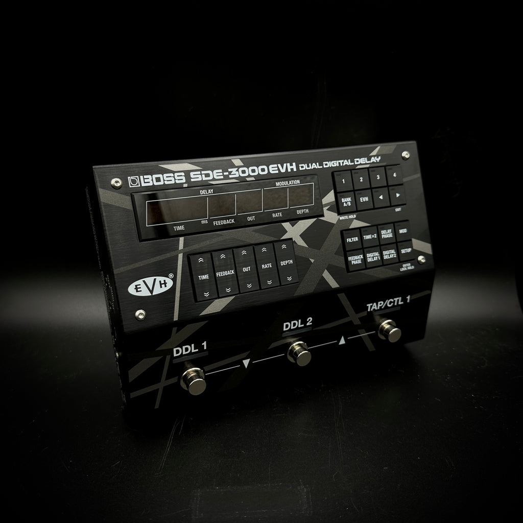 evh delay pedal Boss SDE-3000EVH Dual Digital Delay – Music Villa MT
