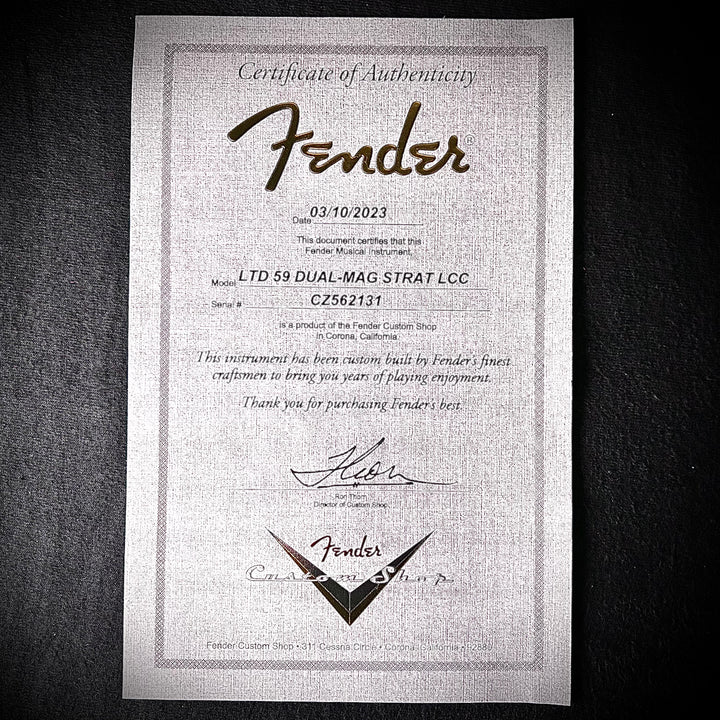 Fender LTD 1959 Dual Mag Stratocaster LCC Limited (USED)