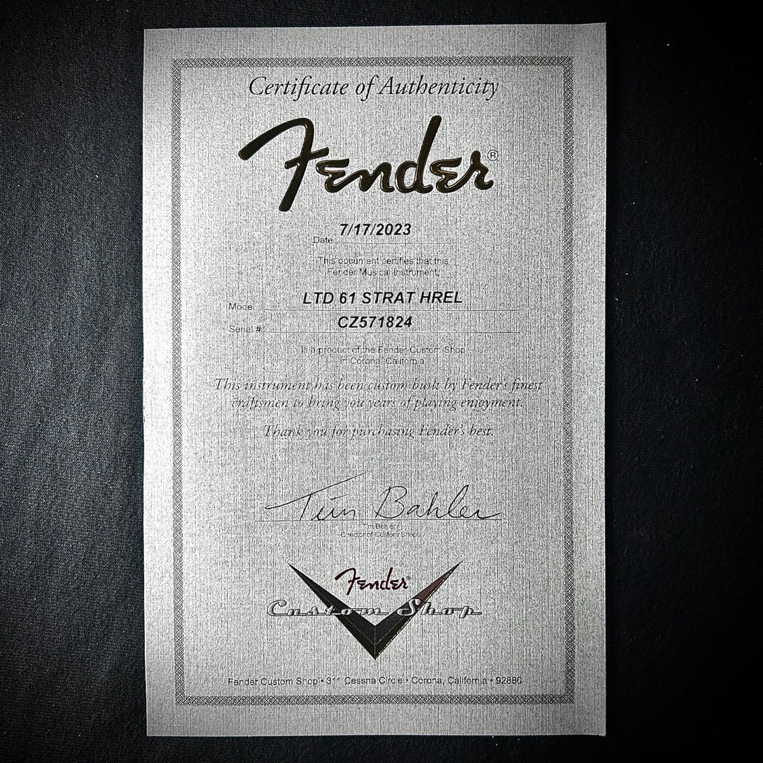 Fender Custom Shop Limited Edition '61 Stratocaster Heavy Relic (USED)