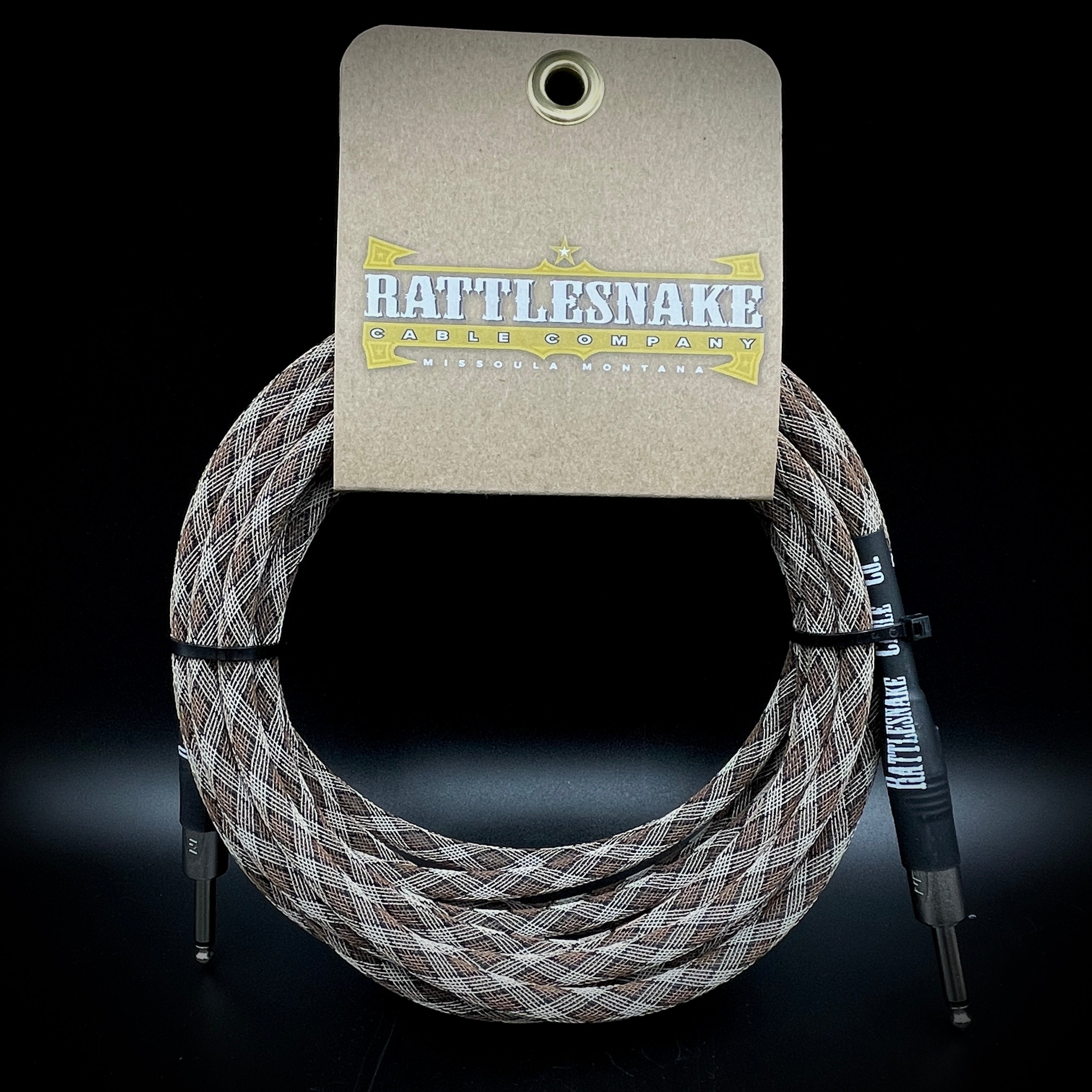 Rattlesnake Instrument Cable – 20 ft Snake Weave – Music Villa MT