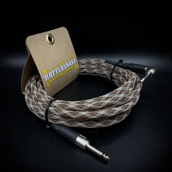 Rattlesnake Instrument Cable – 20 ft Snake Weave