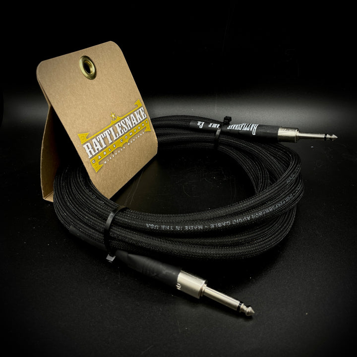 Rattlesnake Instrument Cable – 15 ft Black