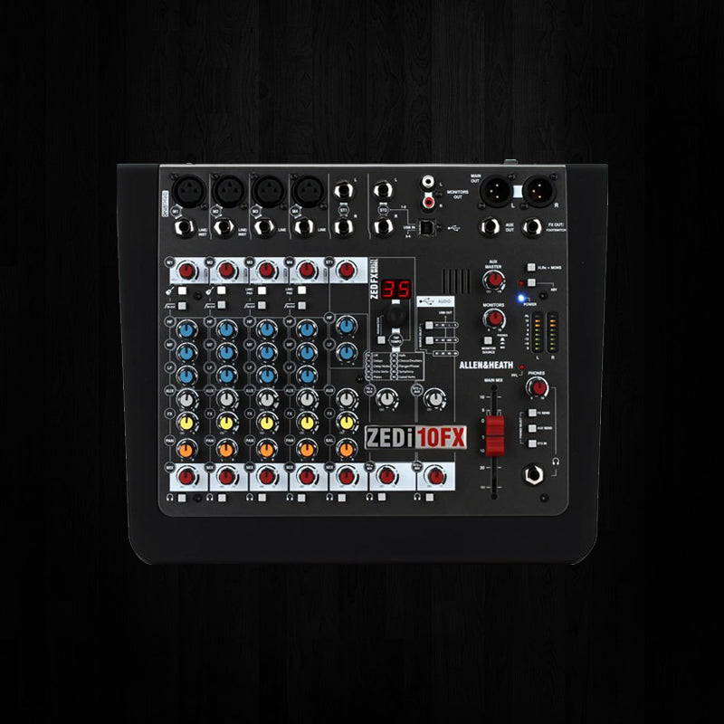 Allen & Heath ZEDi 10FX Mixer/Interface – Music Villa MT