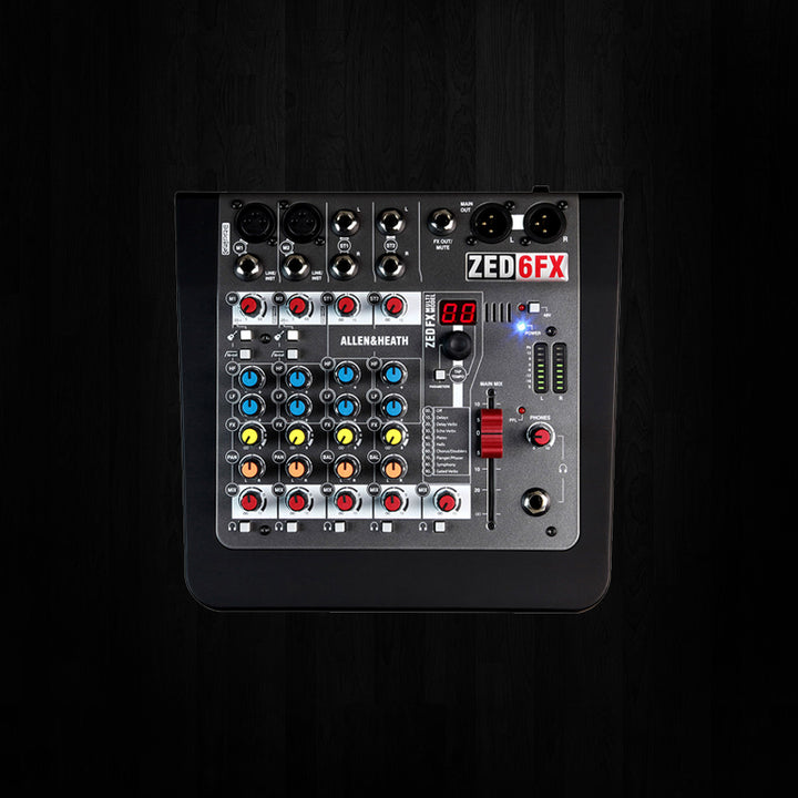 Allen & Heath ZEDi 6 FX Mixer USB Interface