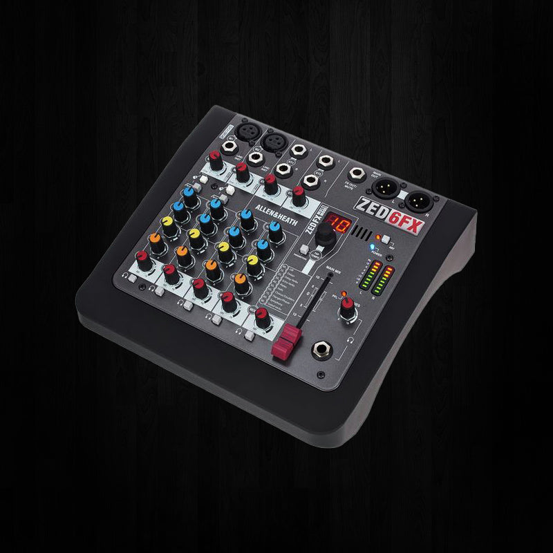 Allen & Heath ZEDi 6 FX Mixer USB Interface
