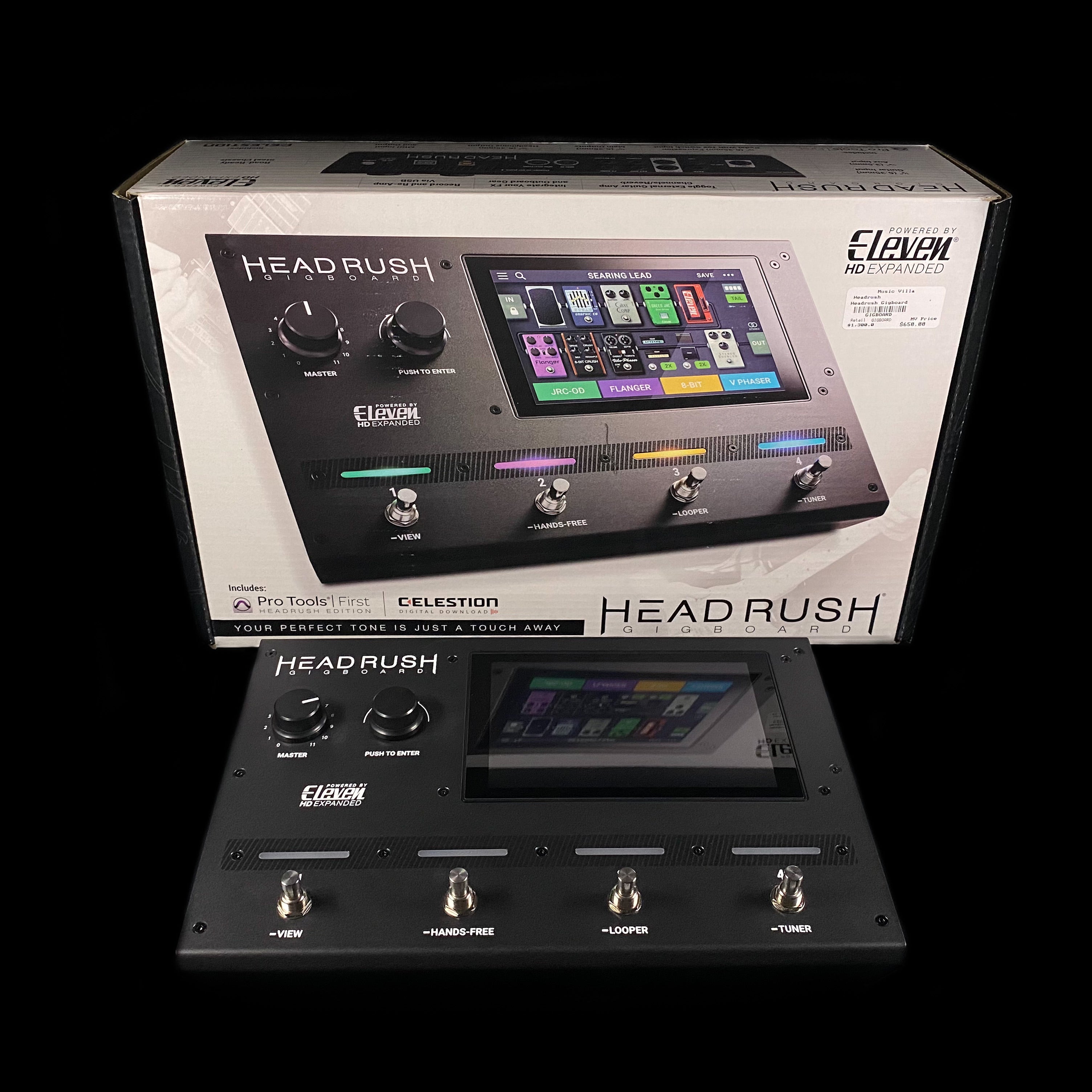 ギター HEAD RUSH Gigboard Headrush GIGBOARD Compact Guitar FX and Amp Modeling