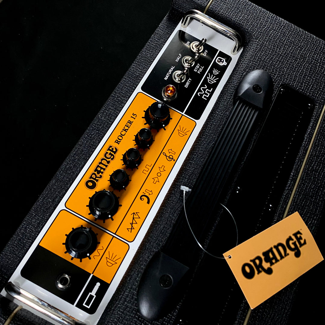 Orange Rocker 15 - Black