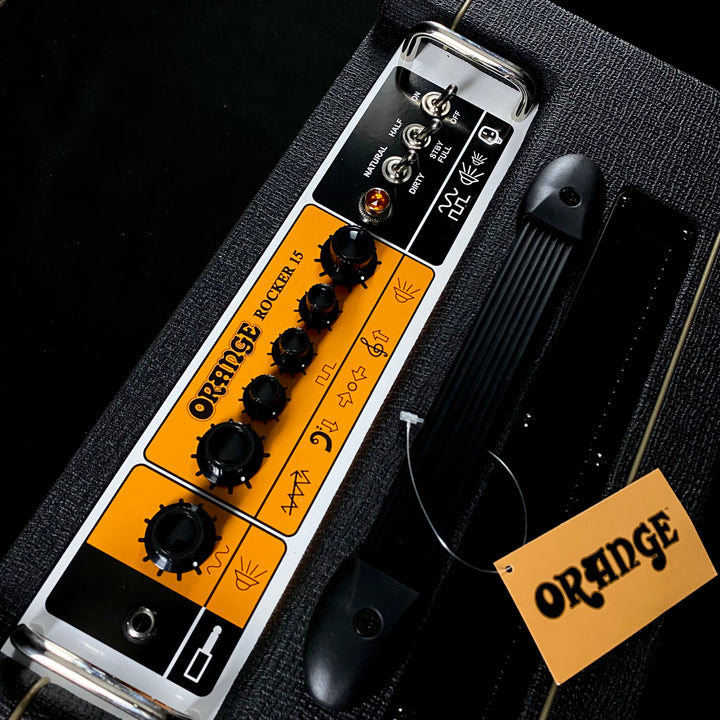 Orange Rocker 15 - Black