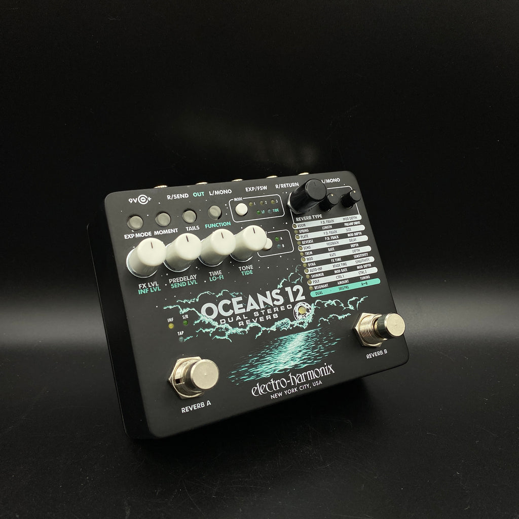oceans 12 pedal Electro-Harmonix Oceans 12 Dual Stereo Reverb – Music Villa MT