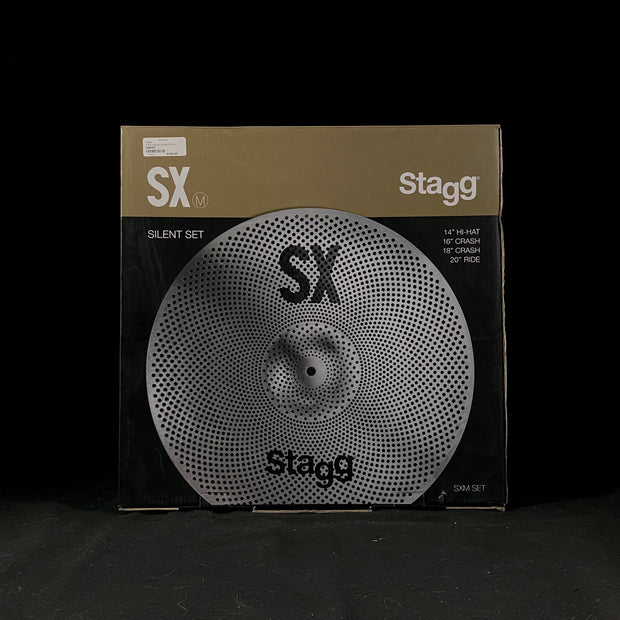 Stagg SXMSET Silent Practice Cymbals With Bag
