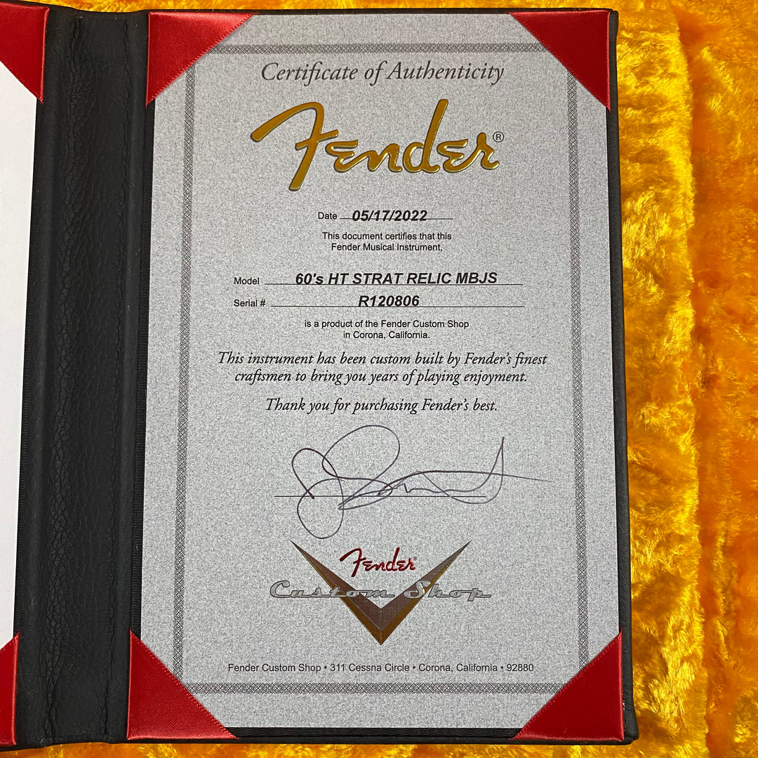 Fender Custom Shop '60s H/T Stratocaster Relic (0806) SOLD
