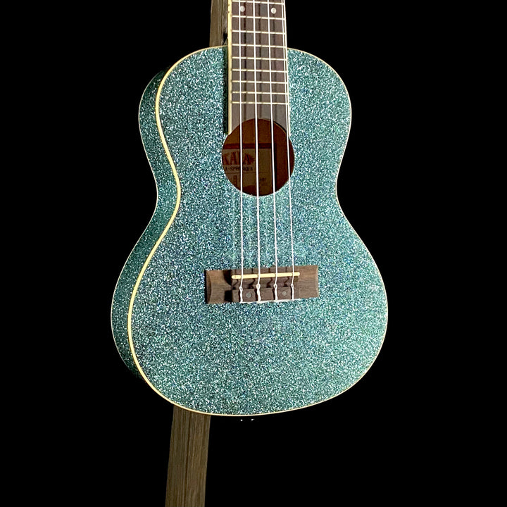 Kala Rhapsody in Blue Sparkle Concert Ukulele