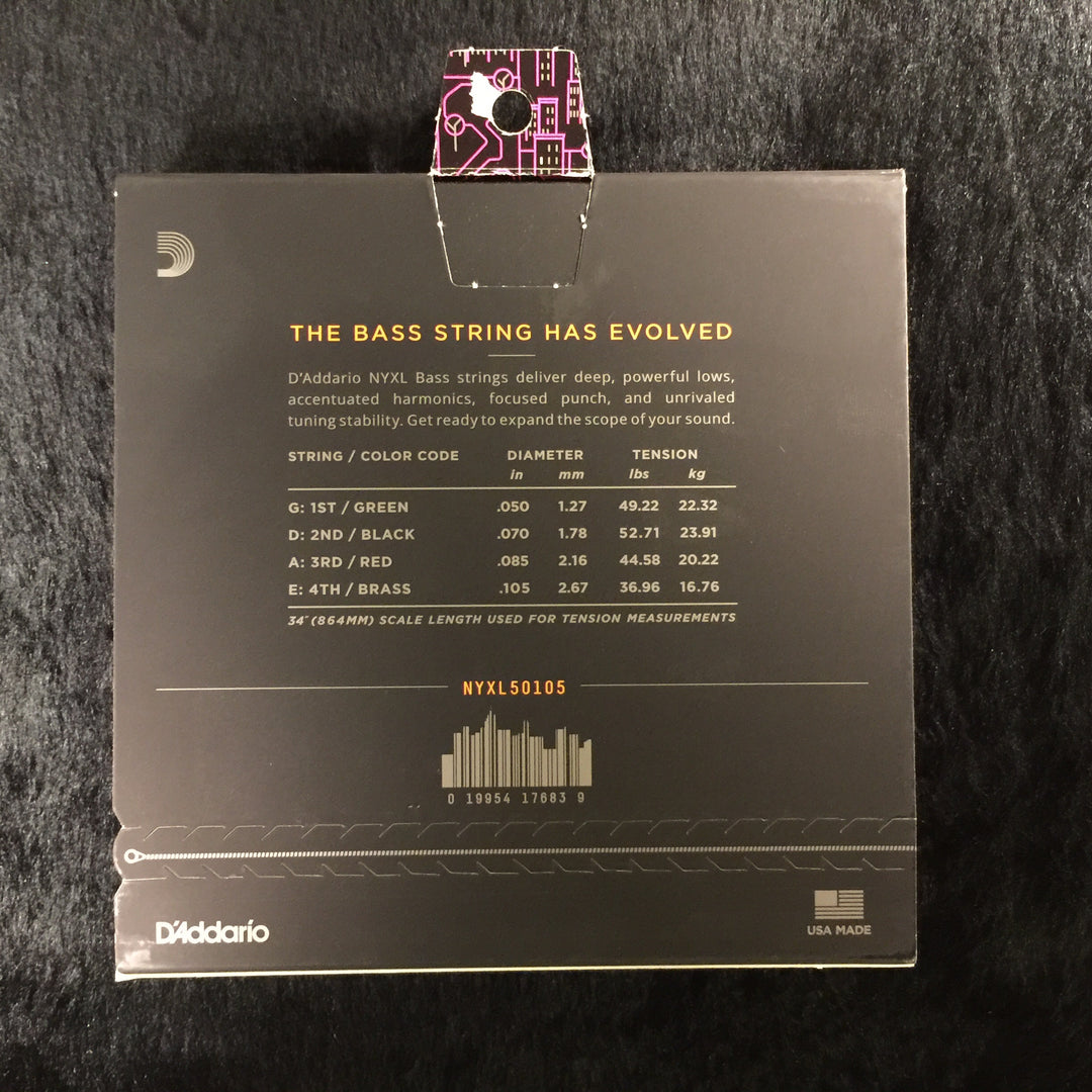 D'Addario NYXL Medium Bass 50-105