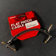 D’Addario 6” Offset Twin Pack Flat Patch Cable