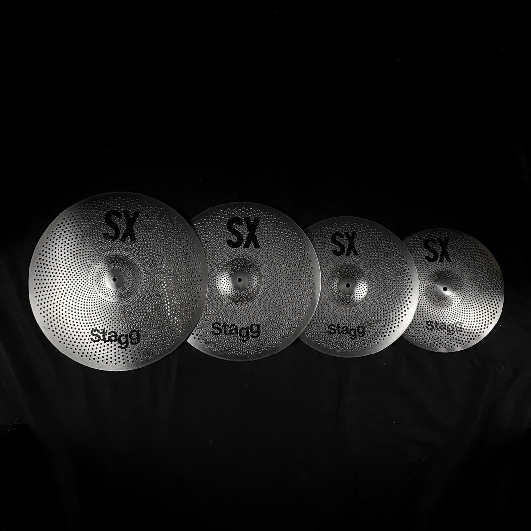 Stagg SXMSET Silent Practice Cymbals With Bag
