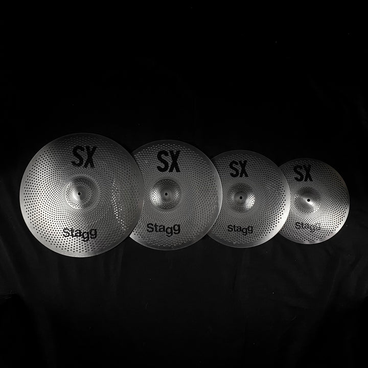 Stagg SXMSET Silent Practice Cymbals With Bag