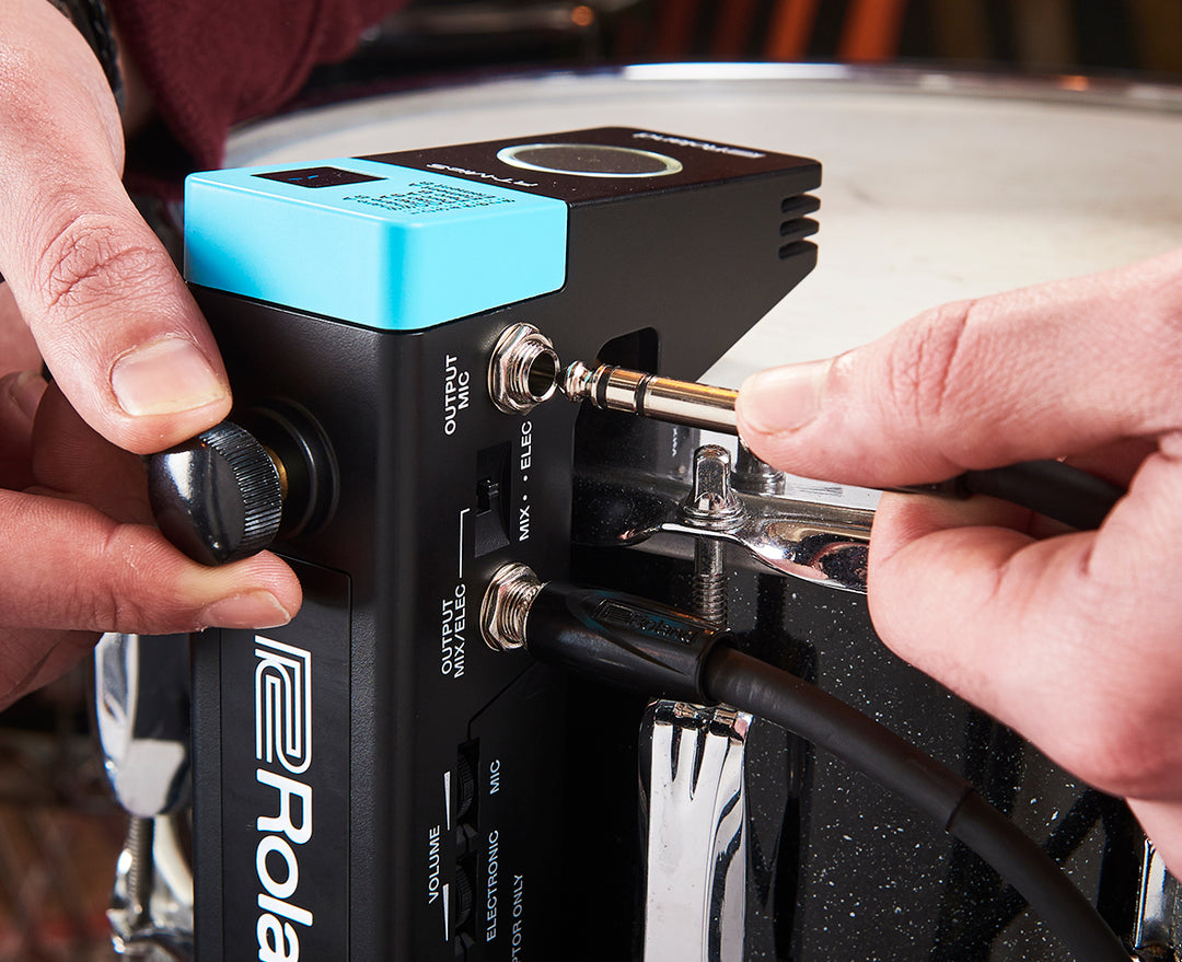 Roland RT-MICs Snare Microphone with Trigger and Sounds
